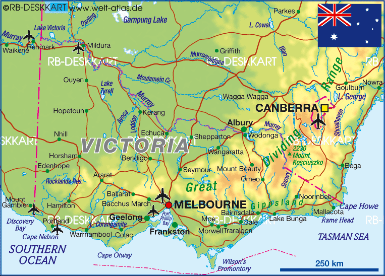 Shepparton victoria map