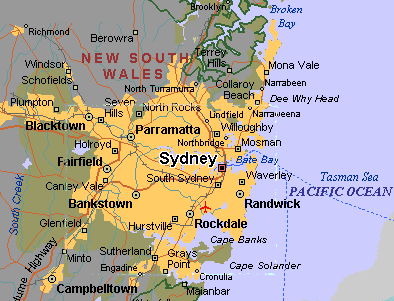 sydney map