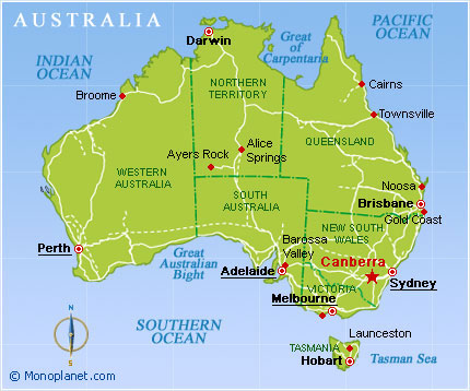 Tamworth map australia