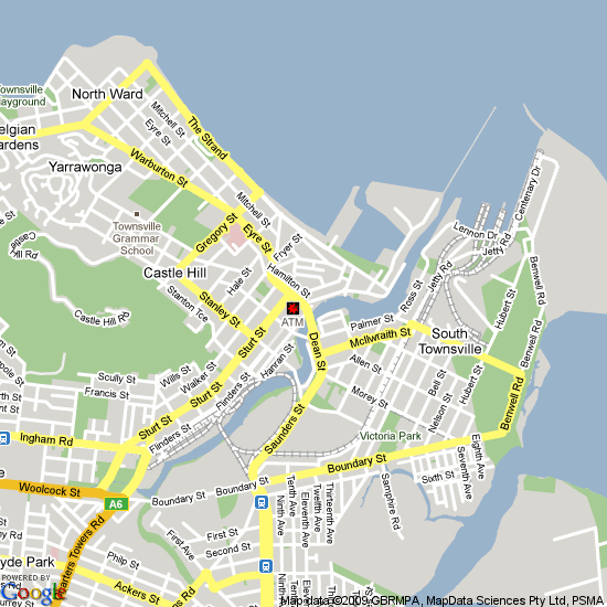 Townsville Queensland map