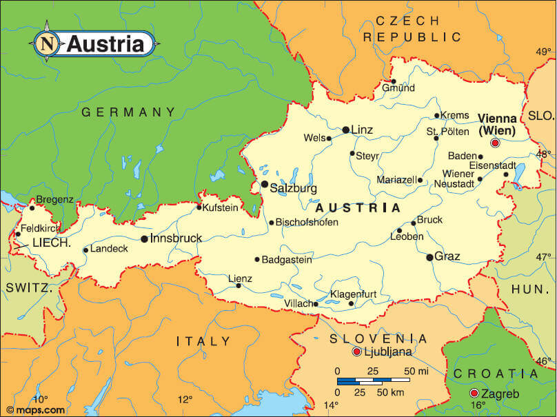 Austria Map