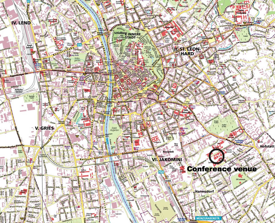 Graz Street Map