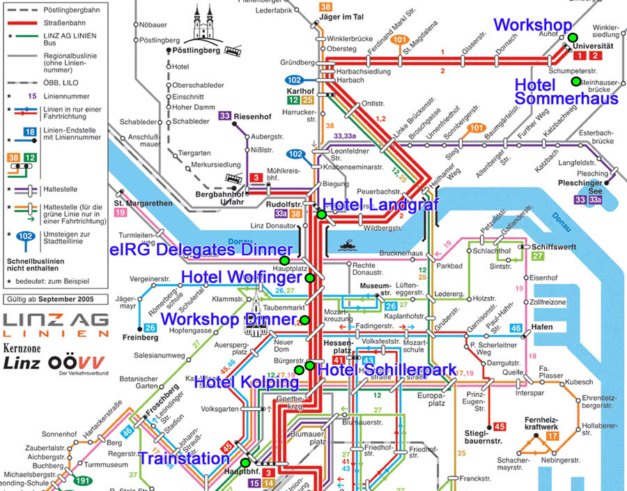 linz metro map