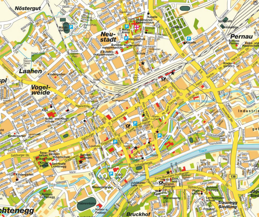 wels city center map