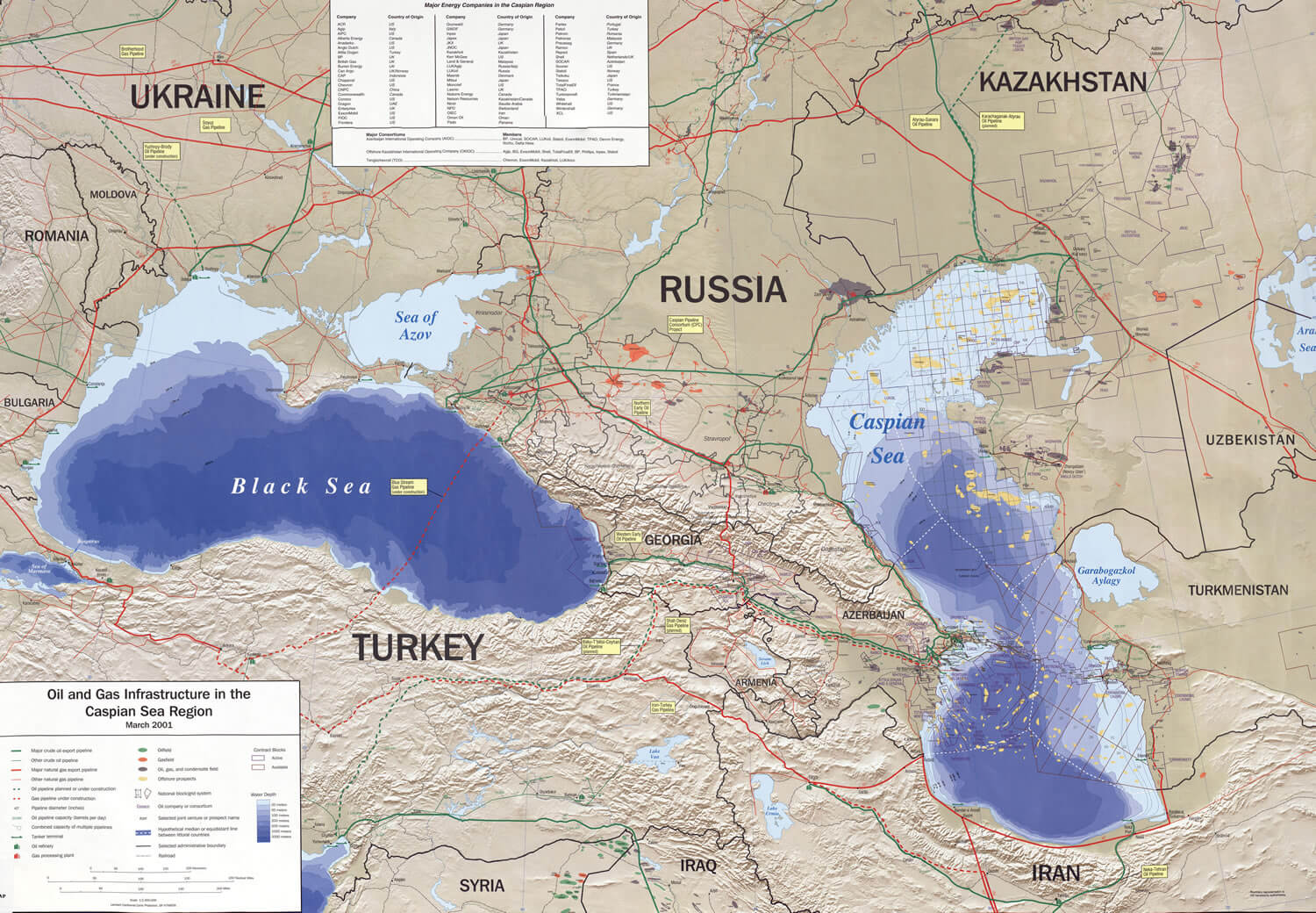 azerbaijan caspian sea oil gas