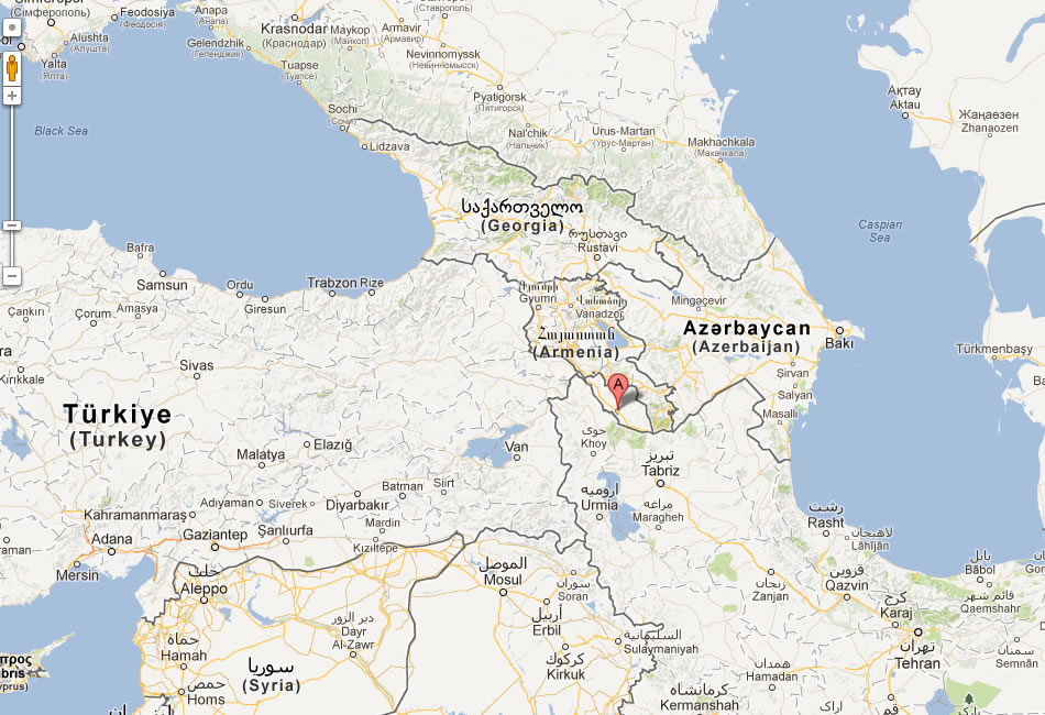 map of Nahcivan azerbaijan
