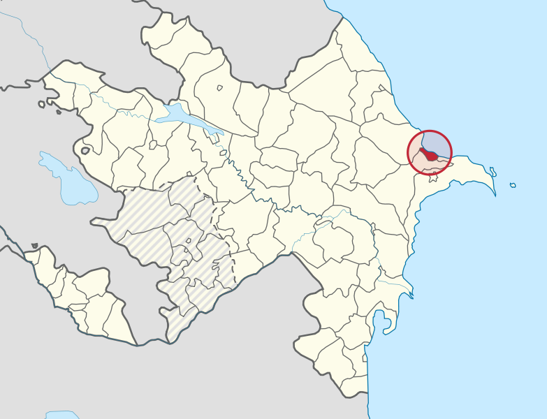 Sumqayit Azerbaijan location map