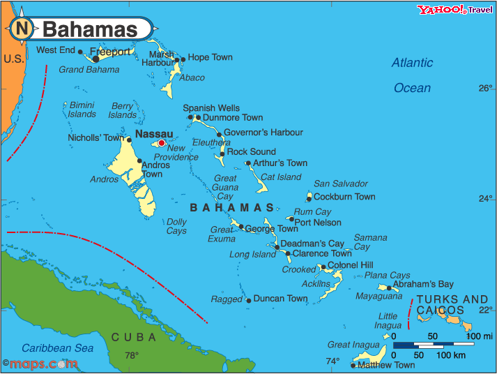 Bahamas Map