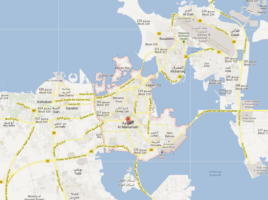 Al Manama map