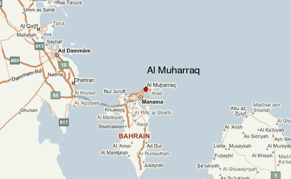 Al Muharraq map