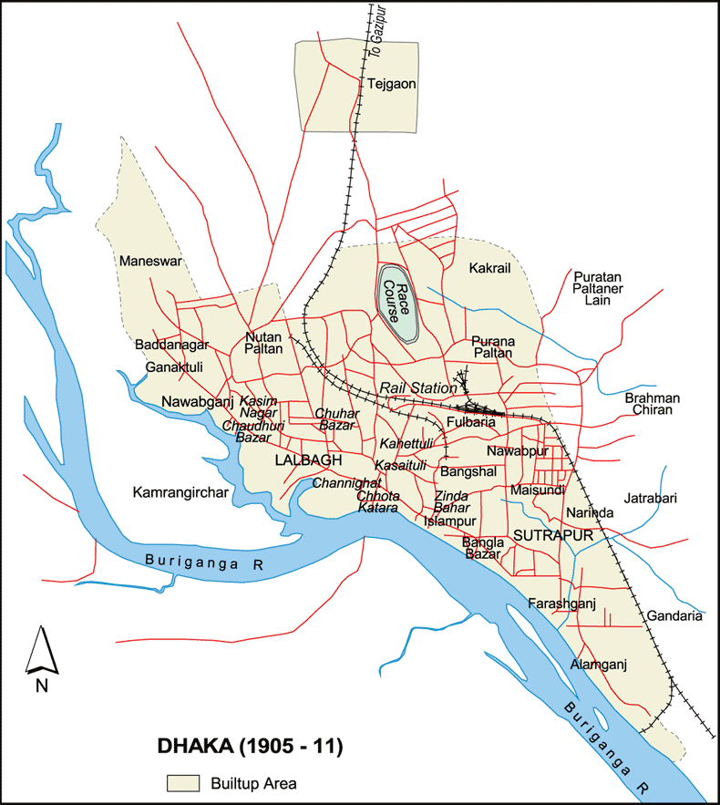 Digital Map Dhaka City Dhaka Map - Bangladesh