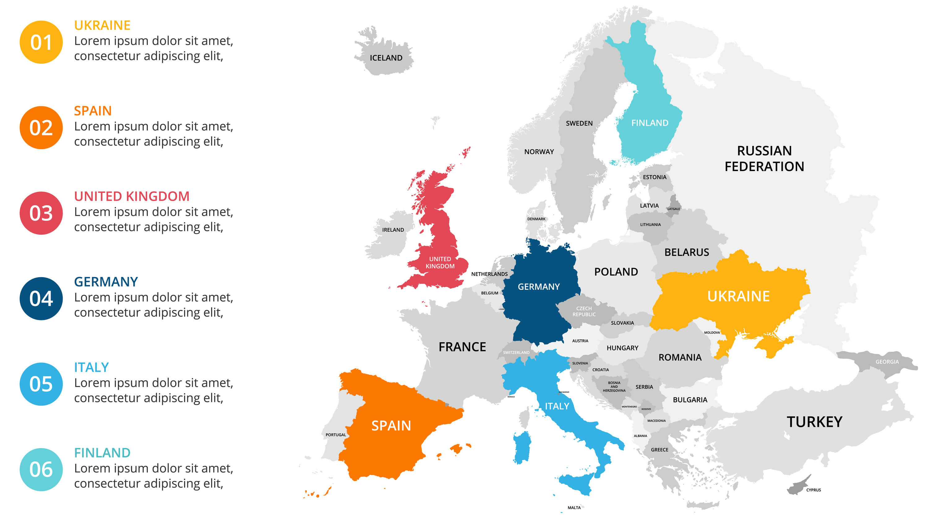 Map Europe Belgium