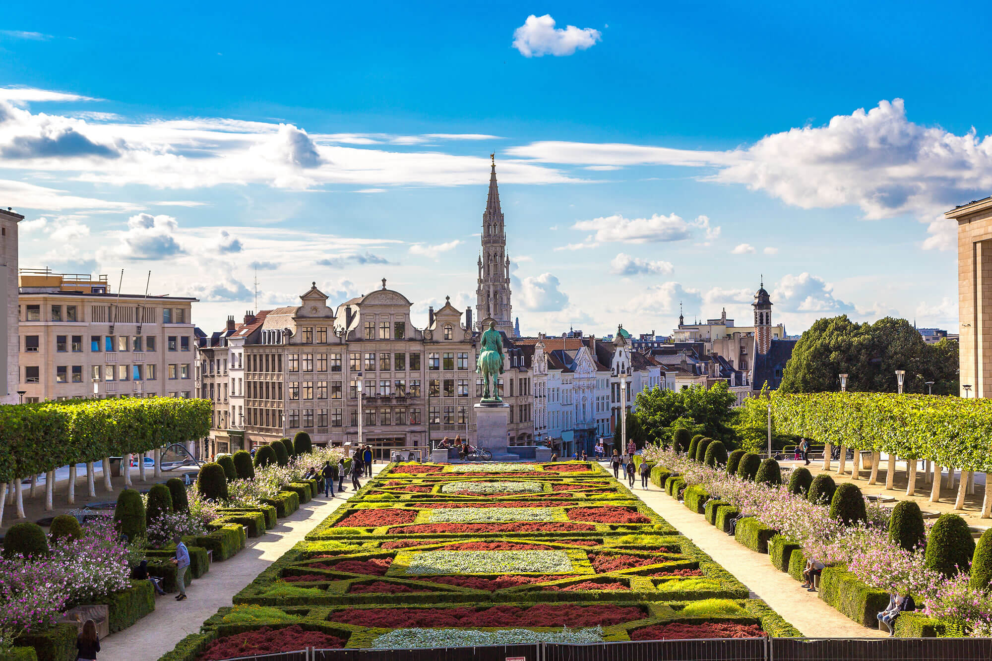 Cityscape of Brussels, Belgium