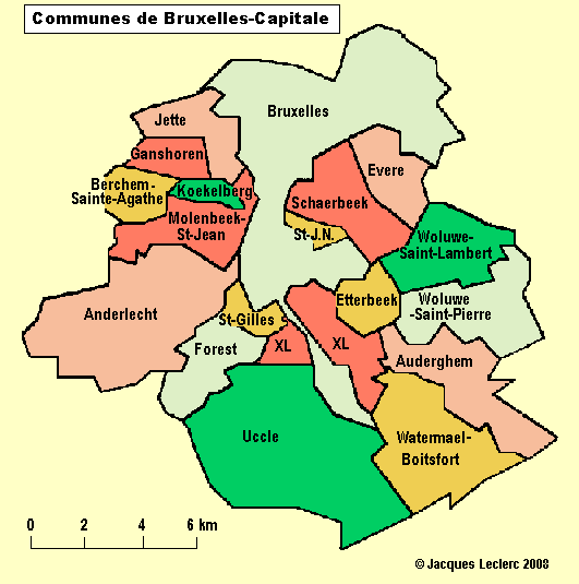 Anderlecht area map