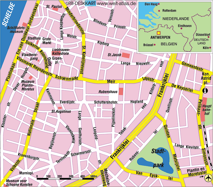 Antwerpen map