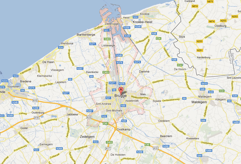 Brugge Map