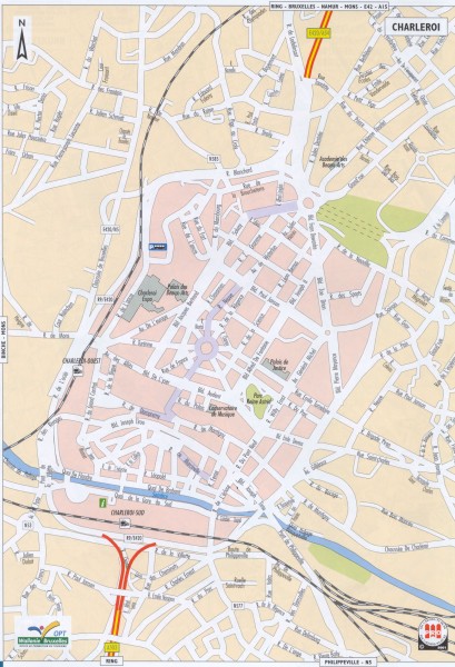 charleroi street map