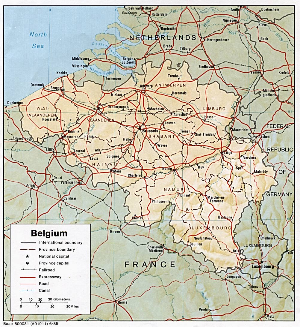 belgium Halle map