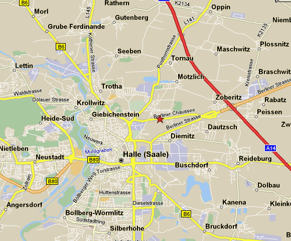 halle map