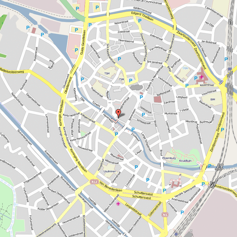 Mechelen city map