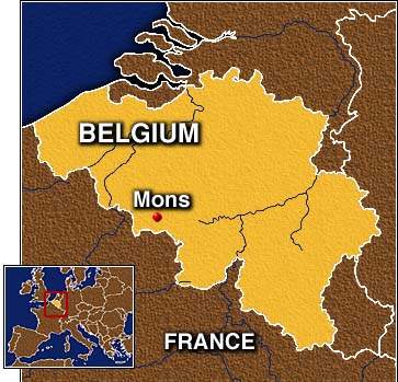 map of mons belgium Mons Map map of mons belgium