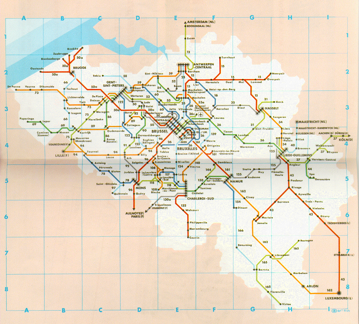 Oostende metro map