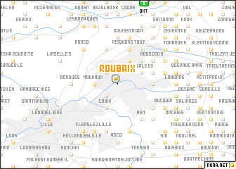 Roubaix map