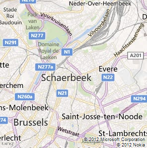 Schaerbeek map