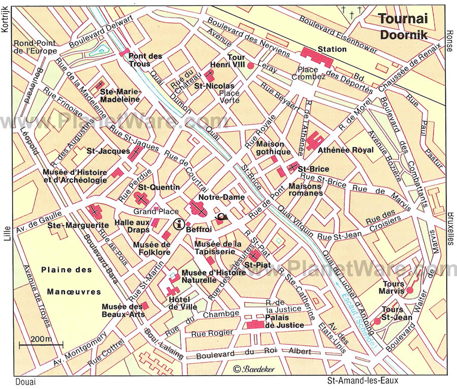 tournai map