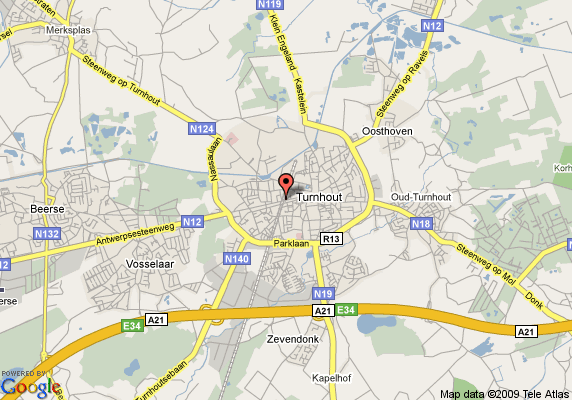 Turnhout map