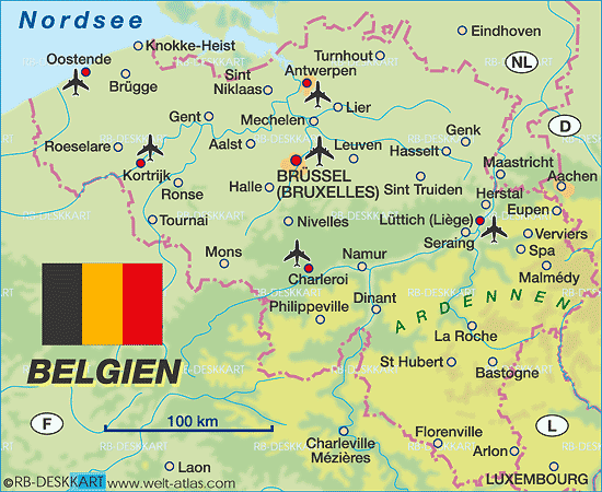 Verviers belgium map