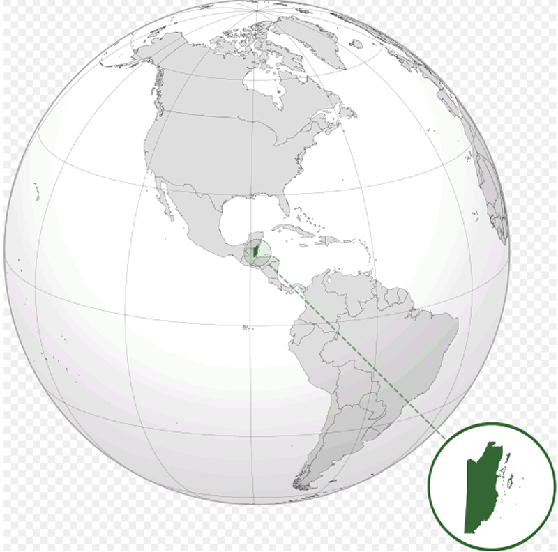 where is belize in the world
