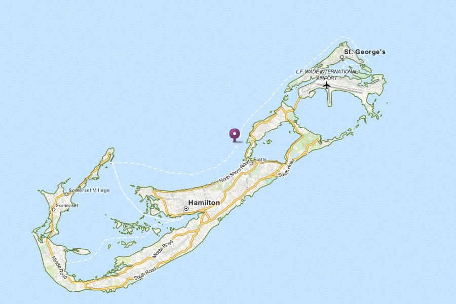 Map of Bermuda