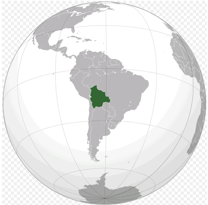 where is bolivia in the world