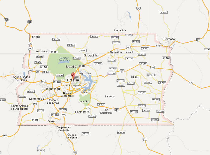 Brasilia map