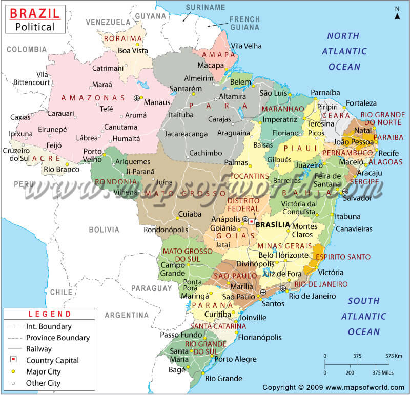 Brazil Political Map