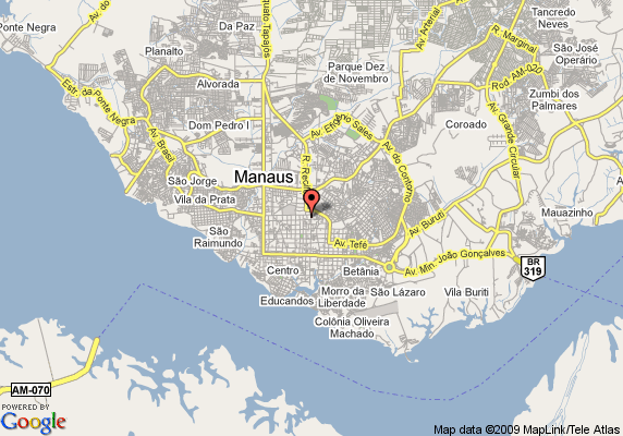 Manaus map