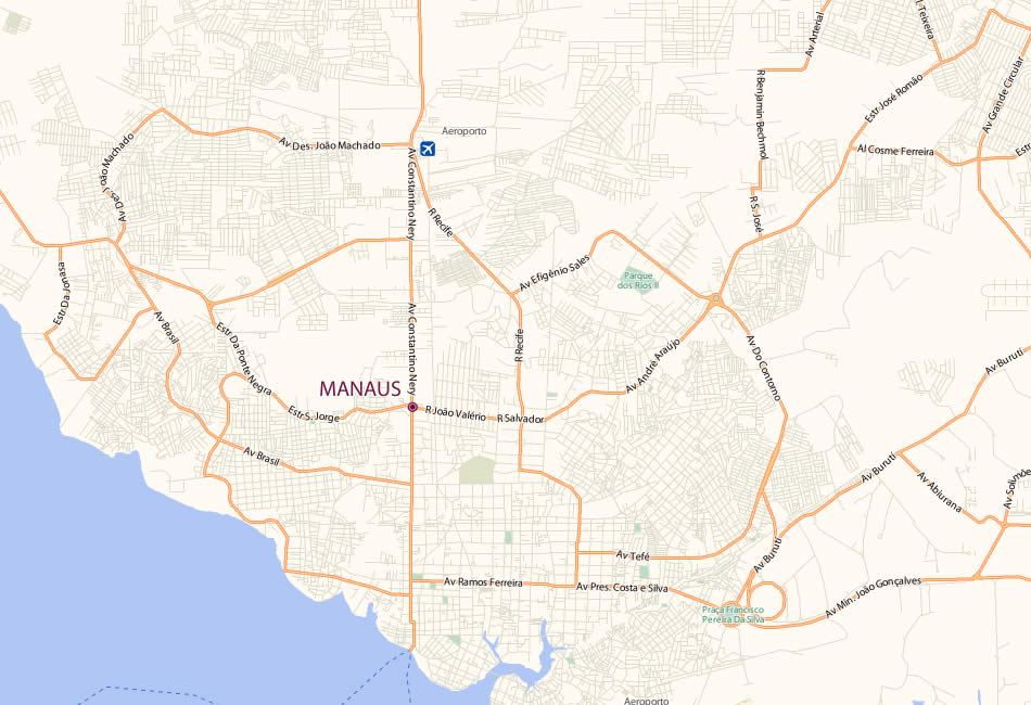 map of manaus