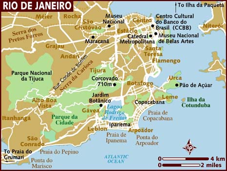 Rio De Janeiro Map