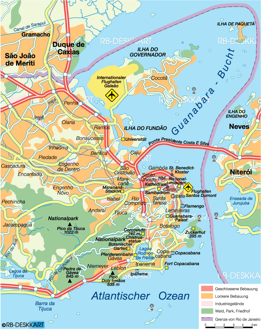 rio de janeiro route map