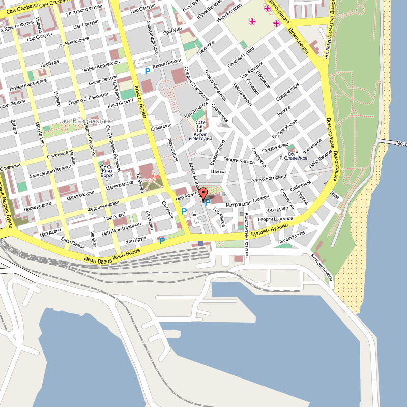 Burgas map