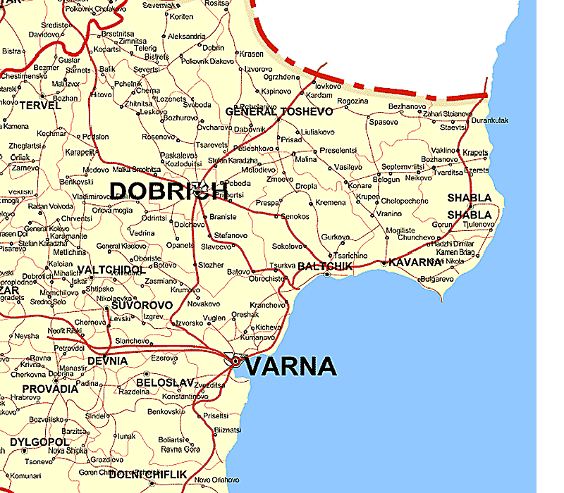 Dobric map