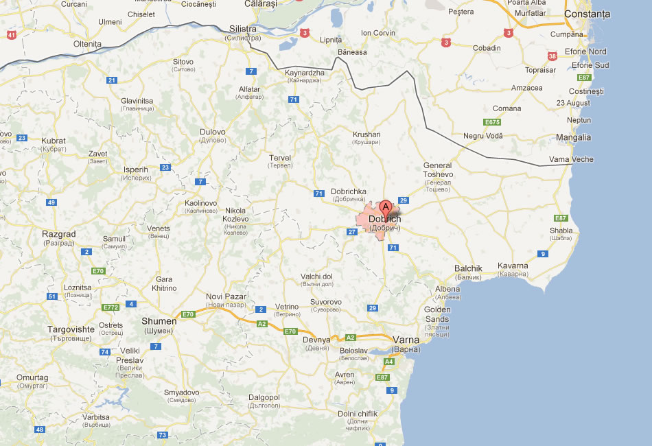 map of Dobric