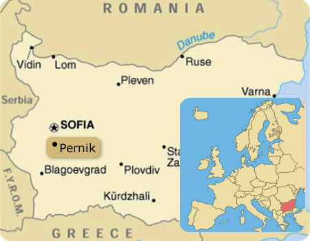 pernik map