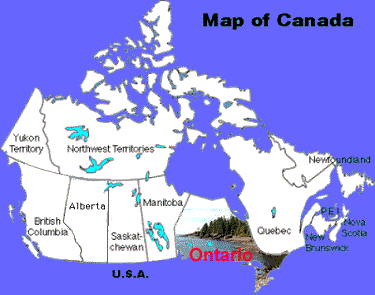 Hamilton Canada Map