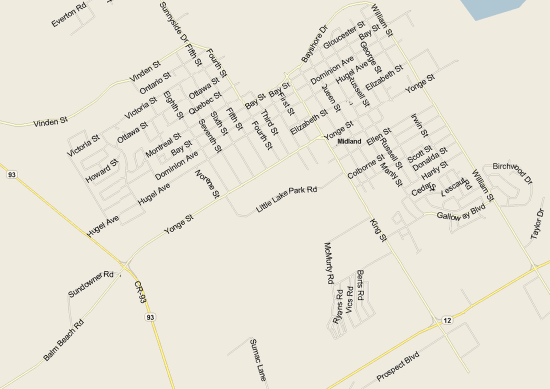 Midland map
