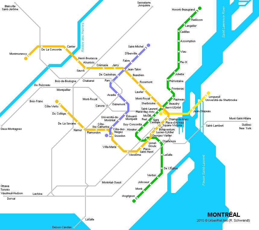 montreal subway map