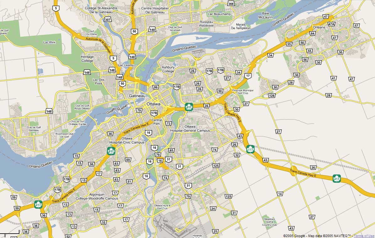 Ottawa city map