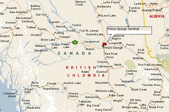 map of prince george