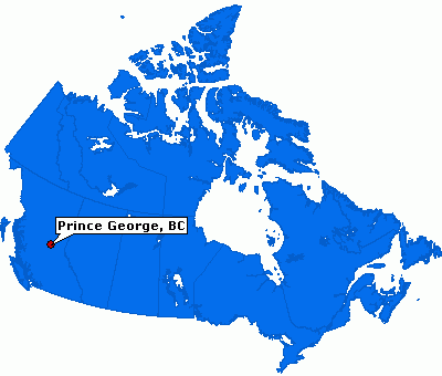 Prince George map